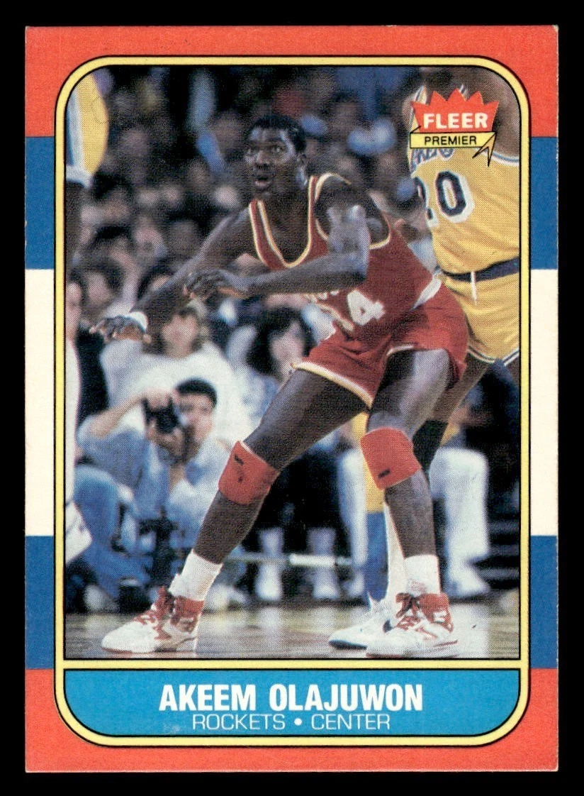 Hakeem Olajuwon Basketball Sports Trading Cards & Accessories