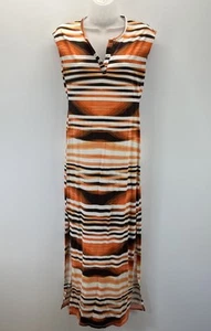 FRENCH CONNECTION Womens Maxi Dress UK Style Multicoloured Striped Size S - Picture 1 of 6