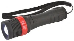 Mercury 410.301 Weatherproof 1W Adjustable Beam Torch Rubberised Aluminium Body - Picture 1 of 1