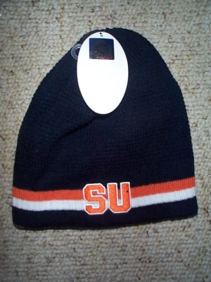 Syracuse Naranja Hombre NCAA Jersey Tejido Invierno Sombrero Gorra Adulto HOMBRE/HOMBRE Foto 1 de 2
