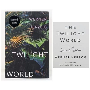 SIGNED Werner Herzog The Twilight World UK First Edition HC Book Autographed - Imagen 1 de 10