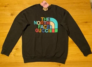 Gucci The North Face Oversized Sweatshirt In Schwarz Gr. L Neu Rare - Bild 1 von 4