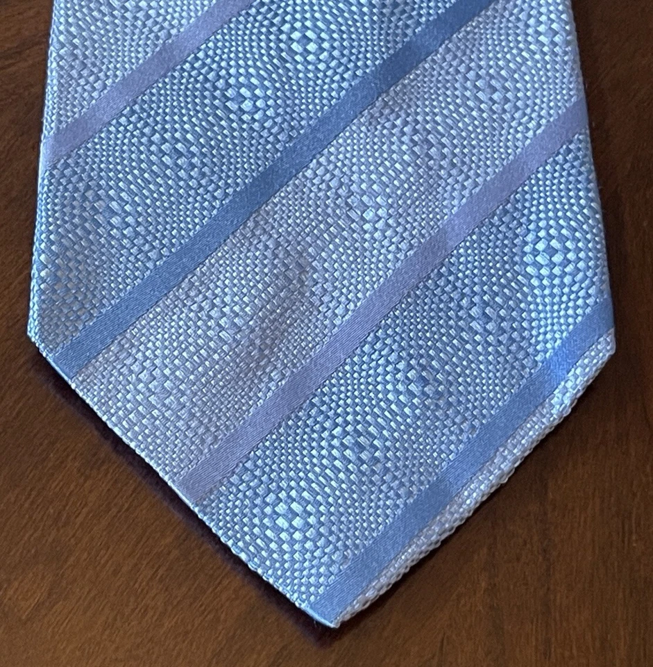 Corbata Fratelli Moda Azul 100% Seda Hombre Hecha en Italia Foto 1 de 4