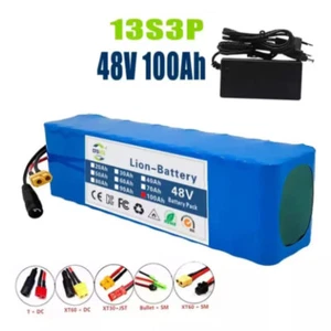 13S3P 48V 100000mAh Batería Li-ion con BMS para 54.6V E-Bike Scooter NUEVO DE - Imagen 1 de 17