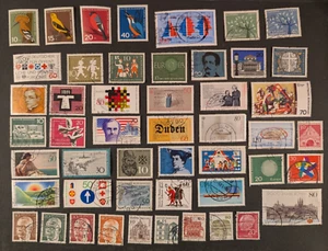 Germany, Federal - Nice lot of 49 M/U stamps, mostly used, F/VF. - Picture 1 of 1