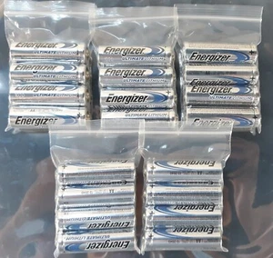 5x (4-Pack) Energizer AA Ultimate/Industrial Lithium Battery 20Count NEW *OB* - Picture 1 of 2