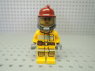 Lego Figur City Feuerwehr Mann oranger Anzug Helm Airtank cty0301  4430 