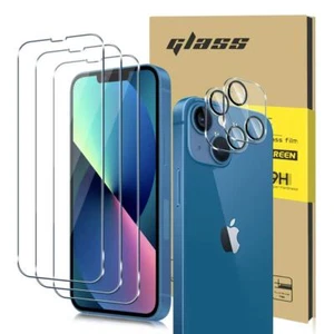 Película protectora de pantalla de vidrio templado para iPhone 13/Pro/Pro Max - Imagen 1 de 9