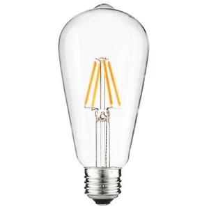 Vintage E26 Edison Bulb LED Lamp Retro Filament Light 120V 4W S19 Dimmable - Picture 1 of 1
