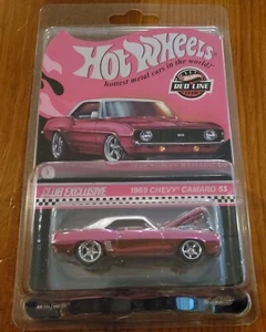 RLC Hot Wheels Collectors 1969 Chevy Camaro SS Pink Opening Hood Car 2024 - Picture 1 of 2