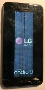 [BROEKN] LG Rebel 3 16GB Tracfone Smartphone Black (L157VL) Good Used Cracked