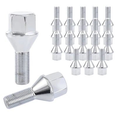 Juego de 20 pernos de tuerca M12x1,25 para Dodge Dart Chrysler 200 Jeep Compass Cherokee Foto 1 de 4