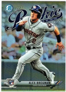 ALEX BREGMAN - 2017 BOWMAN CHROME ROOKIE OF THE YEAR FAVORITES REFRACTOR RC - Picture 1 of 2