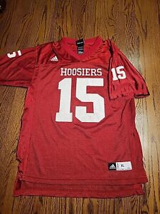 Indiana Hoosiers Adidas Youth XL Jersey Boys College Football 18-20 Red