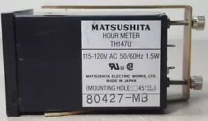 Matsushita TH147U Misuratore di ore 115-120 Volt - Foto 1 di 7