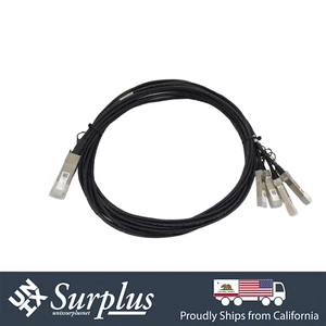 Câble DAC Breakout GENERIC 40GbE QSFP+ vers 4x 10GbE SFP+ 4-9 mètres - Photo 1/2
