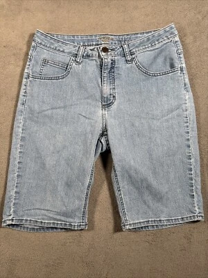 Pantalones Cortos Vaqueros Azul Claro 30” DE COLECCIÓN LEE para Mujer 12M Años 90 Largo 11” pulgadas Foto 1 de 4