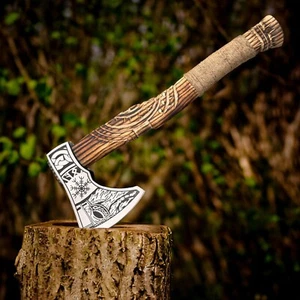 Custom Handmade Carbon Steel Viking Axe, Valentine's Day Gift, Birthday gift AU - Picture 1 of 5