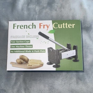 Cortador de patatas Votron francés para freír cortador 2 tamaños hojas duraderas - NUEVO EN CAJA - Imagen 1 de 4