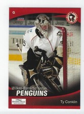 Ty Conklin 2007-08 Wilkes-Barre/Scranton Penguins (goalie) 