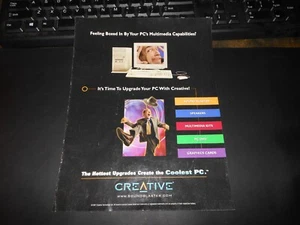 Vintage 1997 CREATIVE LABS Sound BLASTER Advertisement Brochure PROMO 12D - Picture 1 of 5