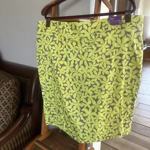 Light Green Grey Lane Bryant Pencil Skirt Sz 22 - Picture 1 of 11
