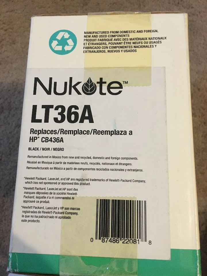 Nukote LT2430R Toner Cartridge Black Replaces HP Q6511A Laser Jet 2420 & 2430 - Image 1 of 4
