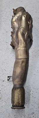 Cabezal colector escape audi r8 66 420131089 conductor izquierdo  Foto 1 de 3