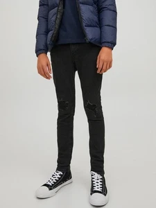 JACK&JONES Junior Jungen Kinder jeans Hose Schwarz JJILIAM JJORIGINAL AM 305 JNR - Picture 1 of 7