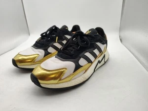 Adidas-Tresc Run Boost-Running Shoes-Gold/Black/White-EG5661-Men's Size 11-NICE - Picture 1 of 15