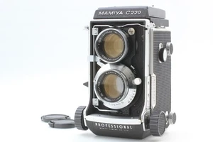 [Near MINT] Mamiya C220 TLR 6x6 Film Camera Sekor 105mm f/3.5 Lens From JAPAN - Picture 1 of 23