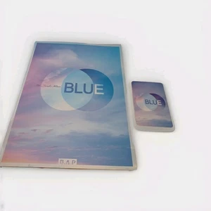 B.A.P. Livre photo album unique version bleue B 7ème carte photo CD K-Pop - Photo 1/6