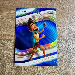 2025 Topps Chrome Disney Alberto Scorfano #182 Blue Refractor /150 - Picture 1 of 2