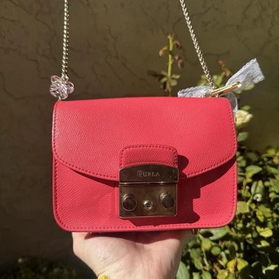 Furla Hot Pink Mini Crossbody - Image 1 of 4