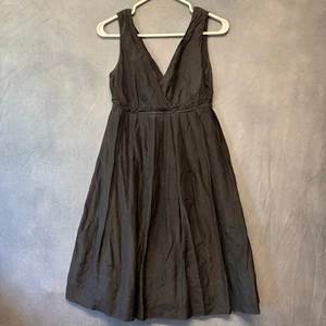 Vintage Gap Silk Blend Baby Doll Dress Mini Witchy Gothy Whimsical Women's Sz 2 - Picture 1 of 10
