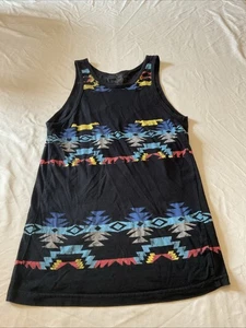 Blue Crown Southwest Tanktop schwarz ~ Herren/Teens Small ~ kostenloser Versand - Bild 1 von 7