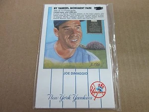 New York Yankees Monument Park 12 postales Dimaggio, Mantle, Gehrig, Rizzuto - Imagen 1 de 1