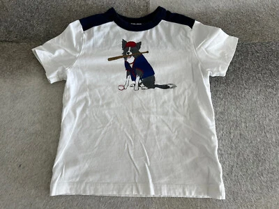 Hanna Anderson 110 Boys Shirt Size 5 Short Sleeve Dog - Image 1 of 3