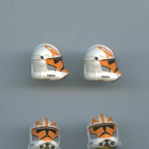 Star Wars LEGO x 4 White Minifigure, Headgear Helmet SW Clone Trooper Ahsoka - Picture 1 of 1