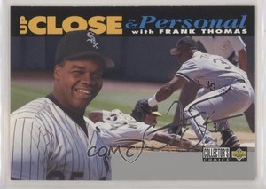 1994 Collector's Choice Up Close & Personal Silver Signature Frank Thomas HOF