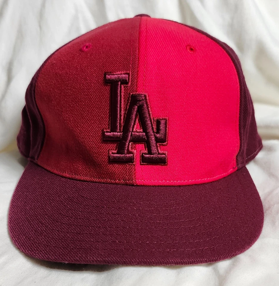 Gorra de los Dodgers de Los Ángeles Colección Cooperstown 1958 Color Plano Rojo Talla 8 Foto 1 de 4