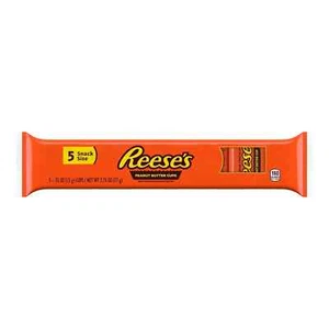 Reese's Milk Chocolate Snack Size Peanut Butter Cups Candy Packs 0.55 oz 5 Count - Picture 1 of 7