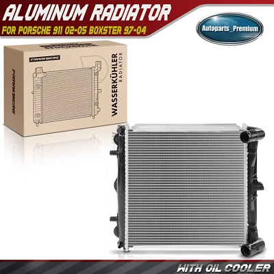 Left or Right Radiator without Oil Cooler for Porsche 911 02-05 Boxster 97-04 - Изображение 1 из 4