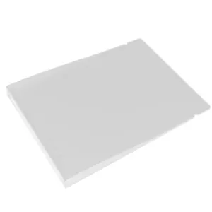  Punched Test Paper Account Storage Folder White Six-hole Folder. Plastic - Picture 1 of 16