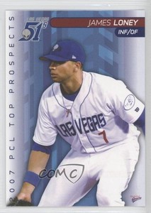 2007 MultiAd Sports Pacific Coast League Top Prospects James Loney #12