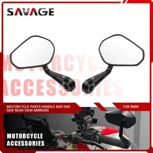 Handle Bar End Side Rear View Mirrors for BMW S1000R 2021-2024 S 1000R 2022 2023 - Picture 1 of 16