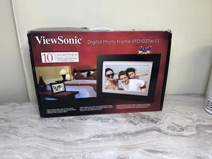 ViewSonic VFD1027w-11 10'' Digital Photo Frame with Internal Memory - Picture 1 of 9