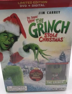 Grinch Christmas How the Grinch Stole Christmas DVD & MINI FUNKO POP FIGURE - Picture 1 of 5