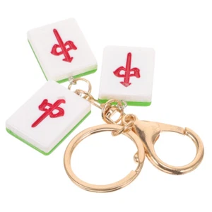 Porte-clés Mah-jong Trousseau De Nouveauté Pendentif Chaîne-clés - Zdjęcie 1 z 12