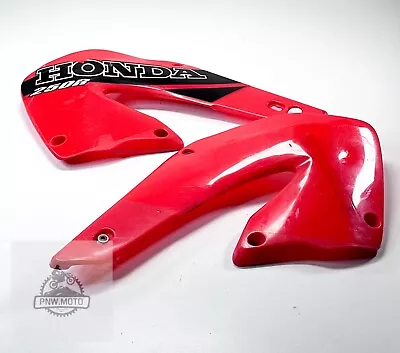 2000 2001 Honda CR250R CR 250R OEM LEFT RIGHT TANK RADIATOR SHROUD PLASTICS - Image 1 of 3